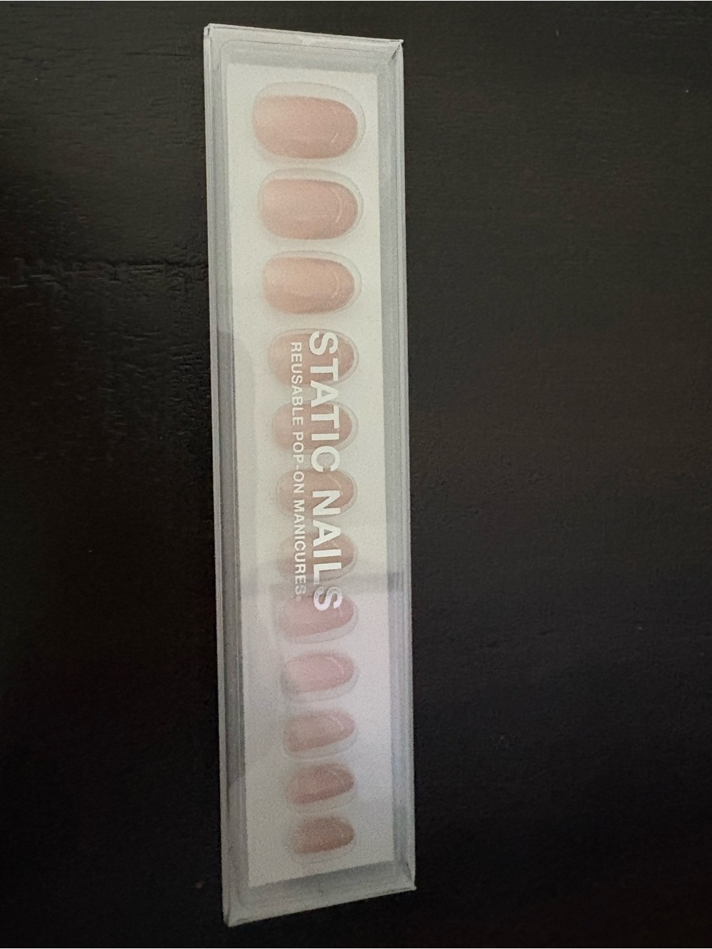 Static Nails Reusable Press-On Manicure in Nude Pink